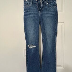 PAIGE Dark Blue Flare Jeans